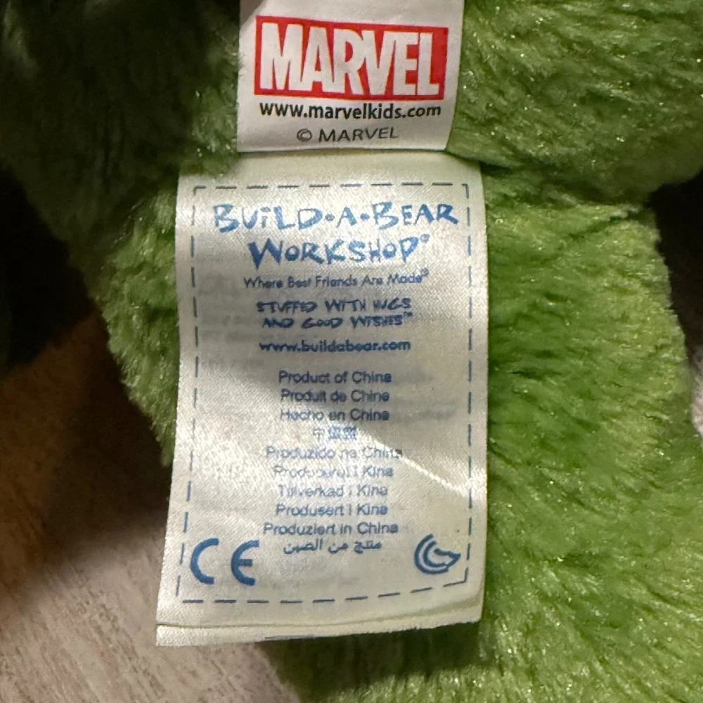 Marvel‎ Avengers Hulk Build A Bear Plush Green Superhero Stuffed Animal